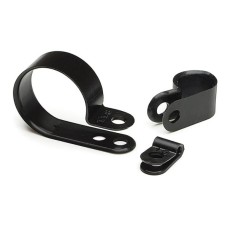 Clema prindere cabluri electrice neagra - set 5 buc