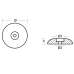 Anod Disc Heavy din aluminiu Anod Disc Heavy din aluminiu