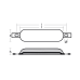Anod din aluminiu de tip oval pe banda Anod din aluminiu de tip oval pe banda