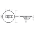 Anod Mercury/Mercruiser trim tab Alpha One/Bravo/Verado, din aluminiu - Osculati Anod Mercury/Mercruiser trim tab Alpha One/Bravo/Verado, din aluminiu - Osculati