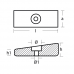Anod Mercury/Mariner pana 35-300CP, din zinc - Osculati