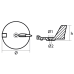 Anod Yamaha trim tab 25-60CP din aluminiu - Osculati Anod Yamaha trim tab 25-60CP din aluminiu - Osculati