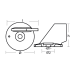 Anod Suzuki trim tab DF60/DF70 din aluminiu - Osculati
