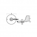Anod Mercury trim tab 25CP din aluminiu
