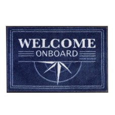 Covor intrare dreptunghiular model "Welcome on board" - Marine Business
