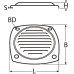 Aerisire grila inox polisat - Marinetech Aerisire grila inox polisat - Marinetech