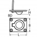 Maner inox dreptunghiular pentru ridicat/deschis Maner inox dreptunghiular pentru ridicat/deschis