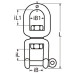 Vartej inox ancora cu o deschidere - Marinetech Vartej inox ancora cu o deschidere - Marinetech