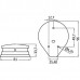 Lumina navigatie bicolora Evoled, corp inox - Osculati
