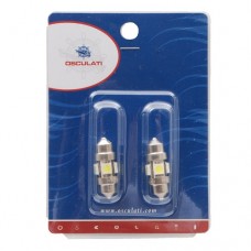 Bec led 12V Festoon 0.7W, L31mm - set 2 buc Bec led 12V Festoon 0.7W, L31mm - set 2 buc