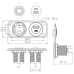 Panou priza marina USB (A+C) si clasica