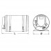 Boiler Isotemp cilindric - Indel Webasto Marine