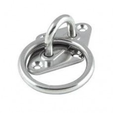 Inel inox pe placa cu gauri de fixare Inel inox pe placa cu gauri de fixare
