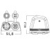 Priza marina USB si clasica - aplicata Priza marina USB si clasica - aplicata