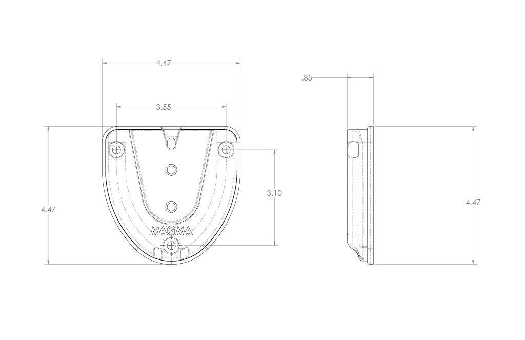 receptor suport Slide Mount
